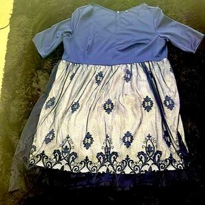 Plus size Christmas party dress